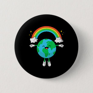 Earth Day Shirts Frauen Männer Happy Earth Day Rai Button