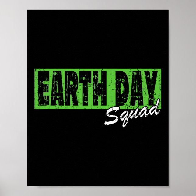 Earth Day Squad Shirt - 22. April Poster (Vorne)