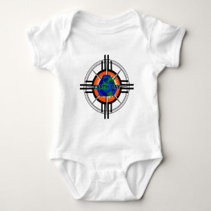 Earth Day Star Crown Baby Strampler