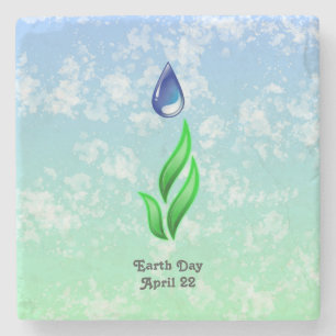 Earth Day Stone Untersetzer