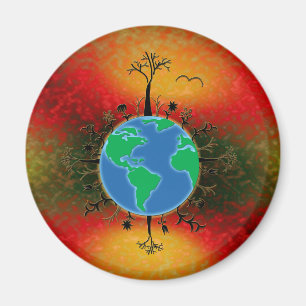 Earth Day ~ Sunset Magnet