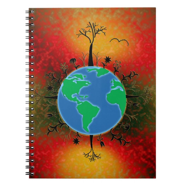 Earth Day ~ Sunset Notizblock (Vorderseite)