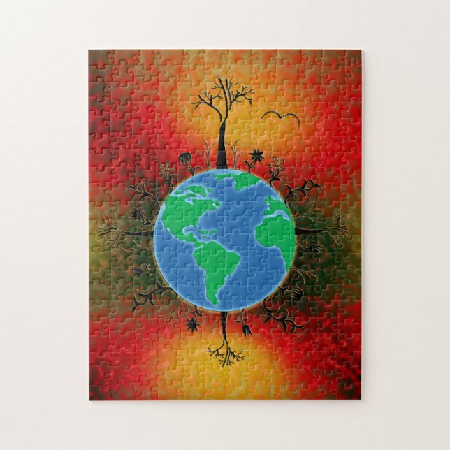 Earth Day ~ Sunset Puzzle (Vertikal)