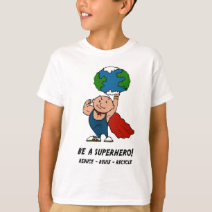 Earth Day Superhero T - Shirt
