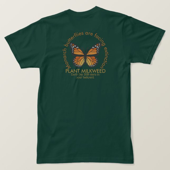 Earth Day T-Shirt (Design Rückseite)