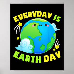 Earth Day T Shirt für Frauen Männer Kinder Erde Ta Poster