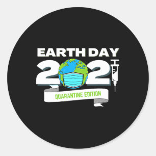 Earth Day Tee Shirts für Frauen retten den Planete Runder Aufkleber