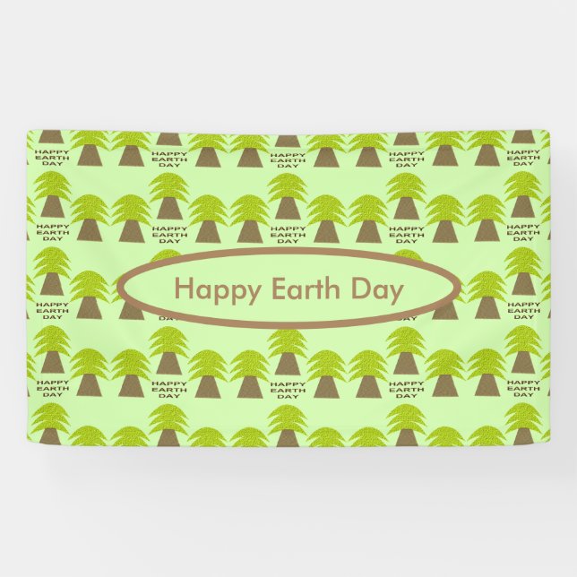 Earth Day Teres Personalisiert Banner (Horizontal)