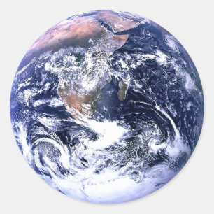 Earth Day The MUSEUM Zazzle Geschenke Runder Aufkleber