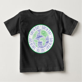 Earth Day Word Art T - Shirt