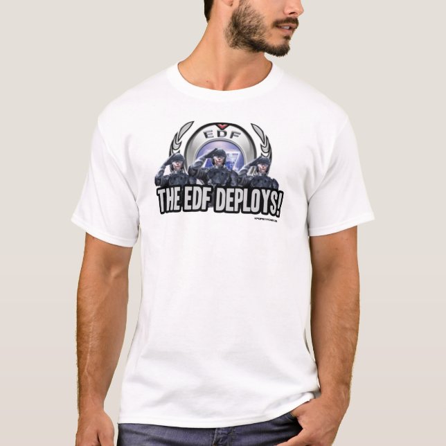 Earth Defense Force The EDF Deploys! Essenzielle T T-Shirt (Vorderseite)