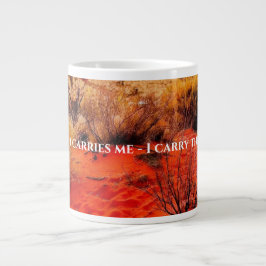 Earth Element Mug - Earth Carries Me Jumbo-Tasse