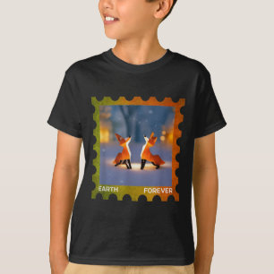 Earth Forever Umweltschutz Stempel Origa T-Shirt