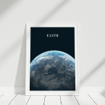 Earth from Space Poster<br><div class="desc">Earth from Space Print,  following the latest trends in home decor,  is ideal to renew your walls.</div>