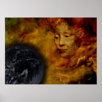Earth Gaia Poster Environment Digital Collage