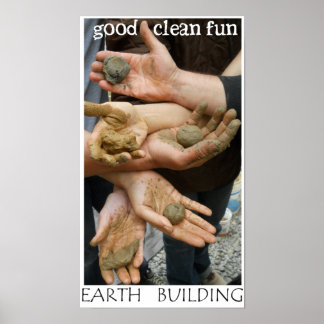 Earth Gebäude Fun Poster