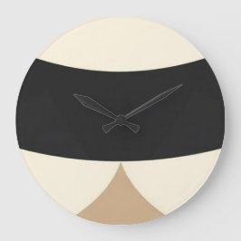 Earth Geometry Journal – wall art and decor clock  Große Wanduhr