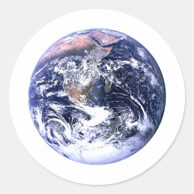 Earth Gibney Das Museum Zazzle Runder Aufkleber (Vorderseite)