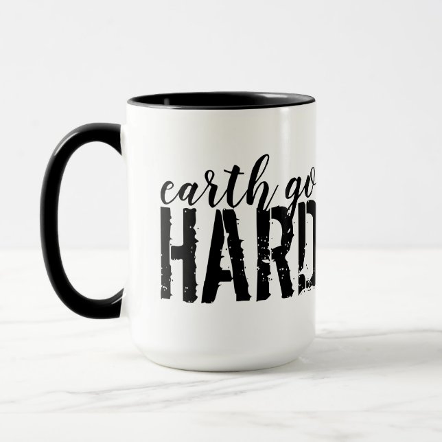 earth go HARD Tasse (Links)