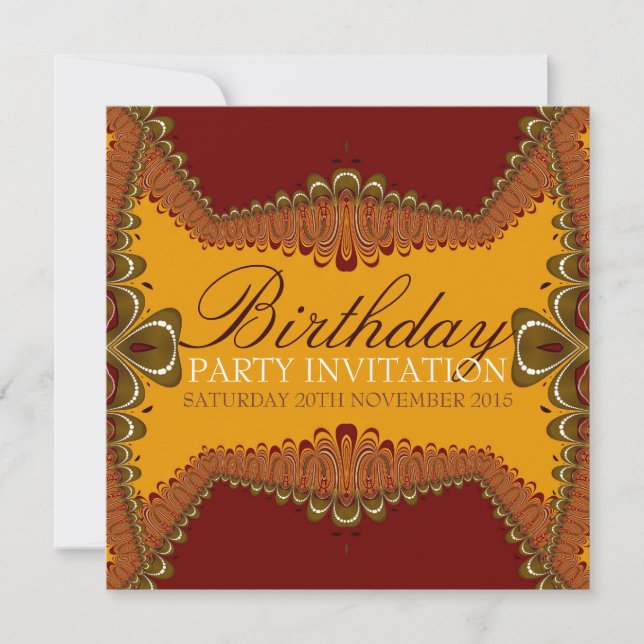 Earth Goddess Birthday Event Party Einladung (Vorderseite)