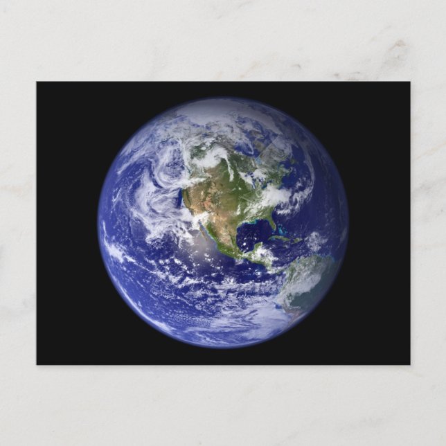 Earth Grußkarten Postkarte (Vorderseite)