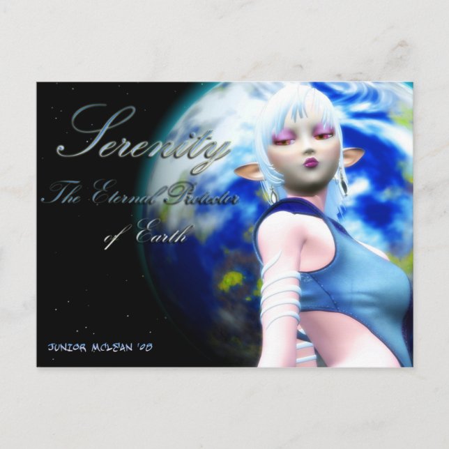Earth Guardian Serenity Postkarte (Vorderseite)