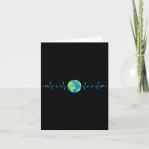 Earth Heartbeat Der Sonnentag der Erde Rette unser Karte