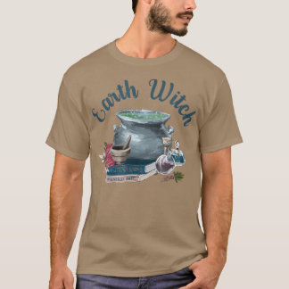 Earth Hexe Kräuterhexe Vegan T-Shirt