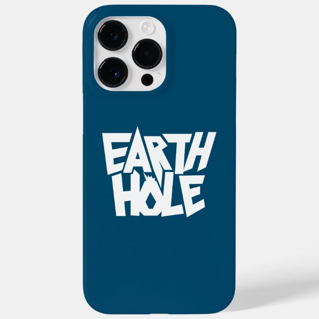 Earth Hole for iPhone case Blue (Rückseite)