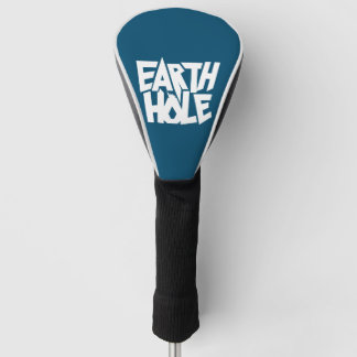 Earth Hole Golf Head Abdeckung Blau Headcover