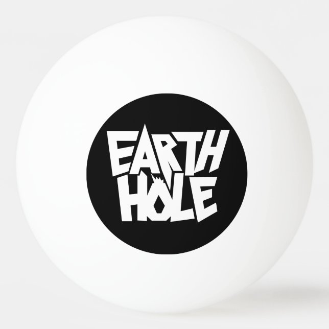 Earth Hole Tischtennisball (Vorderseite)