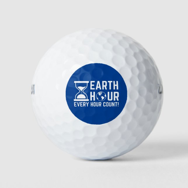 Earth Hour Golfball (Vorderseite)