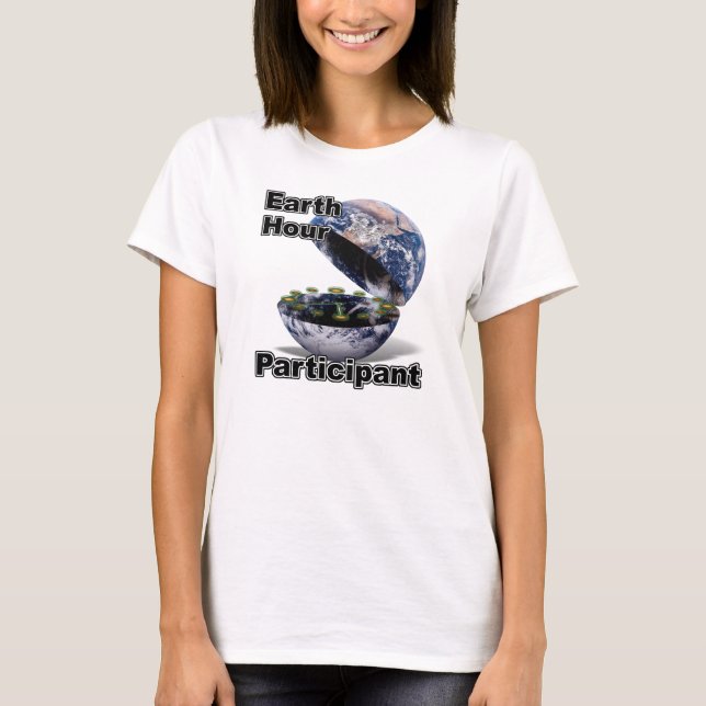 Earth Hour-Teilnehmer T-Shirt (Vorderseite)