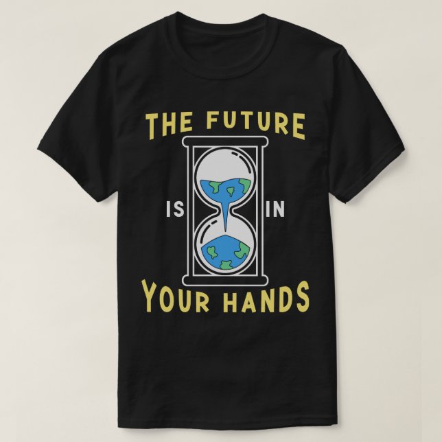 Earth Hour Time Environmentalist rettet den Planet T-Shirt (Design vorne)