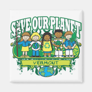 Earth Kids Vermont Magnet