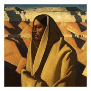 "Earth Knower" Western Art von Maynard Dixon Fotodruck