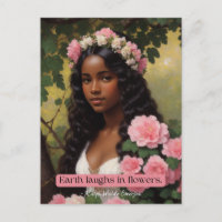 Earth lacht in Blume Emerson Zitat Blumenkunst