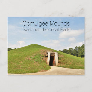 Earth Lodge, Ocmulgee Mounds NHP, Georgia Postkarte