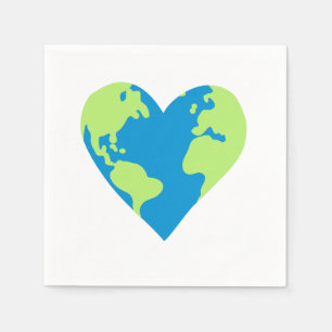 Earth -Love Serviette