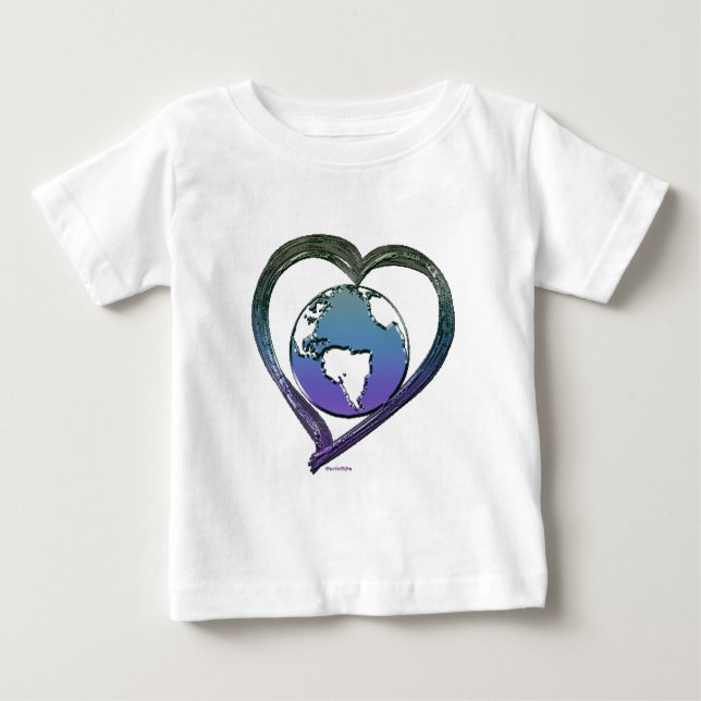 EARTH LOVER Series Baby T-shirt (Vorderseite)