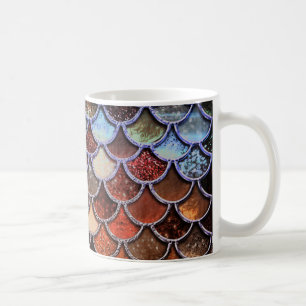 Earth Luxury Glitzer Mermaid Scales Kaffeetasse
