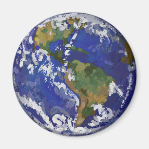 Earth Magnet für den Tag der Erde