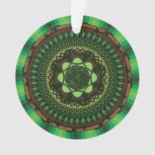 Earth Mandala Acrylschmuck Ornament