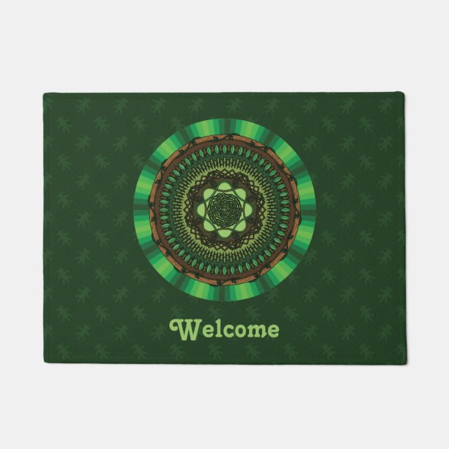 Earth Mandala Doormat Fußmatte (Vorderseite)