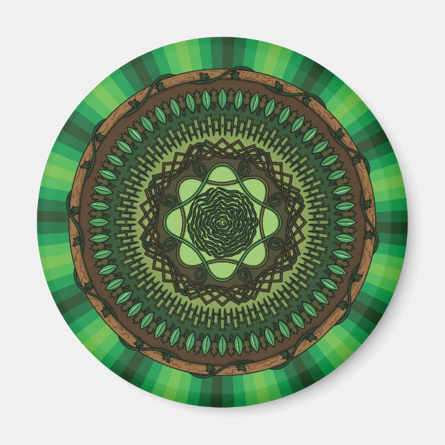 Earth Mandala Magnet (Vorne)