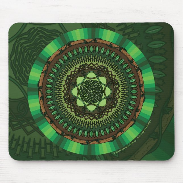 Earth Mandala Mousepad (Vorne)