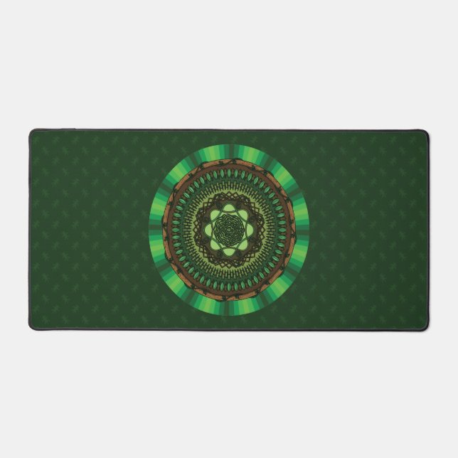 Earth Mandala Schreibtischunterlage (Vorderseite)
