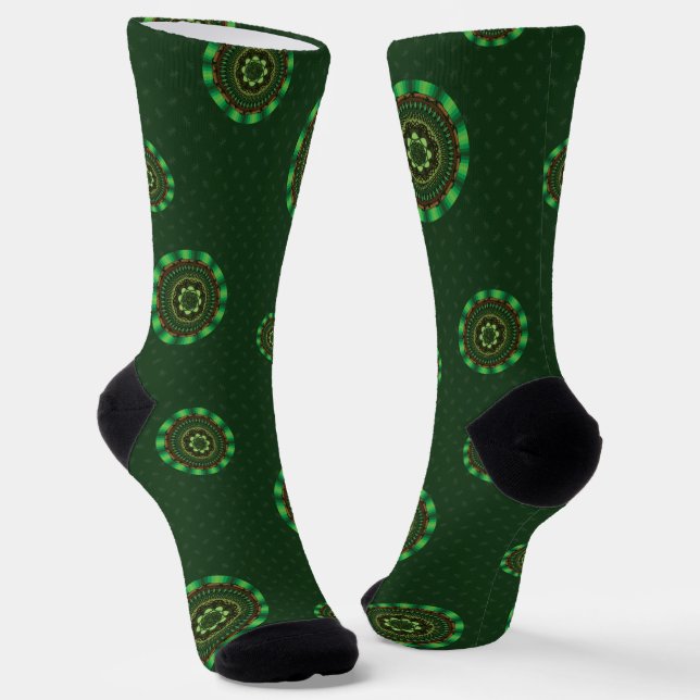 Earth Mandala Socken (Gewinkelt)