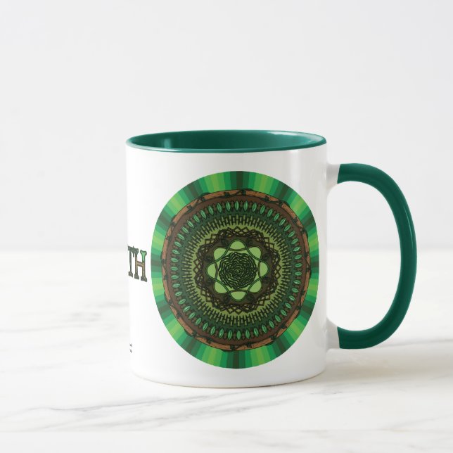 Earth Mandala Tasse (Rechts)