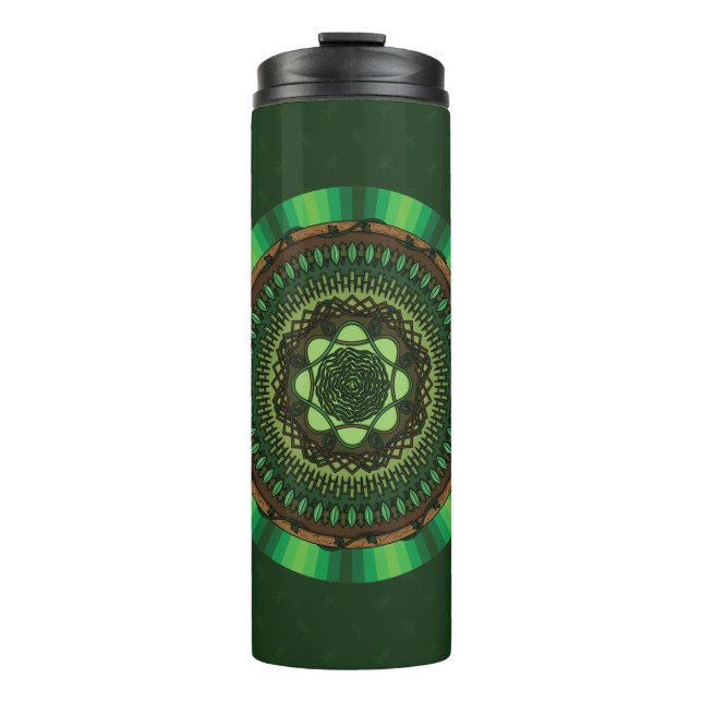 Earth Mandala Thermal Tumbler Thermosbecher (Vorderseite)
